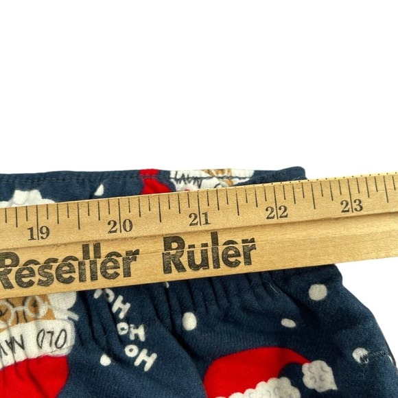 Old Navy Pajama Pants Womens 2X Navy Santa Claus Christmas Flannel Match The Fam - Picture 7 of 14